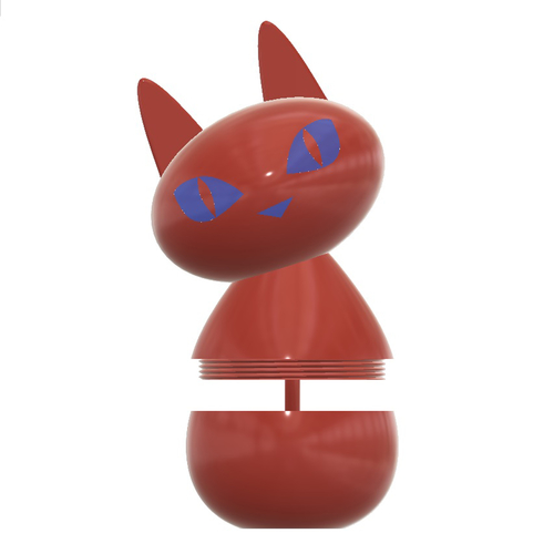 Desktop kitty container  3D Print 262394