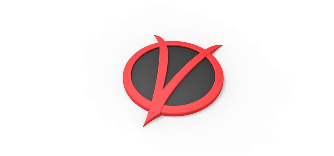 3D printable Vendetta emblem