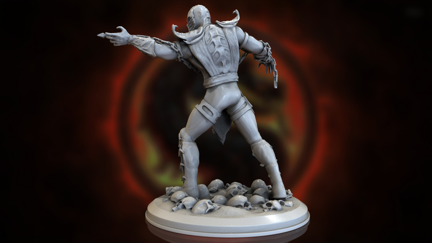 3D Printed Scorpion Mortal kombat 3d print by Sanix3i