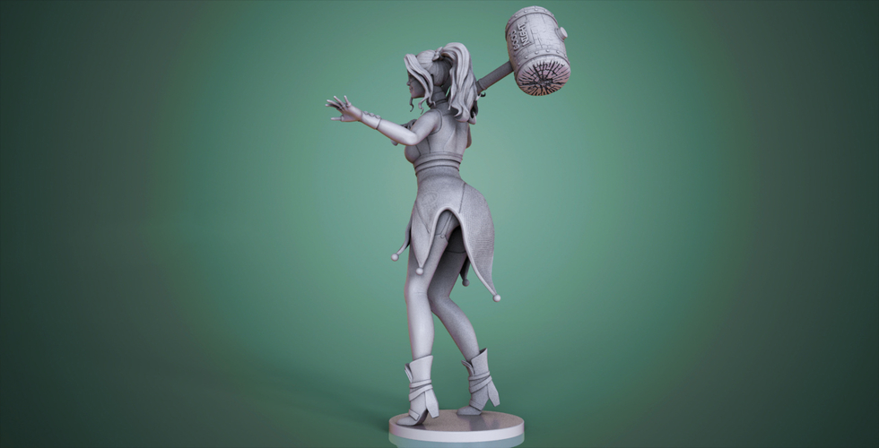 3D Printed Harley Quinn 3d print model by Sanix3i Pinshape