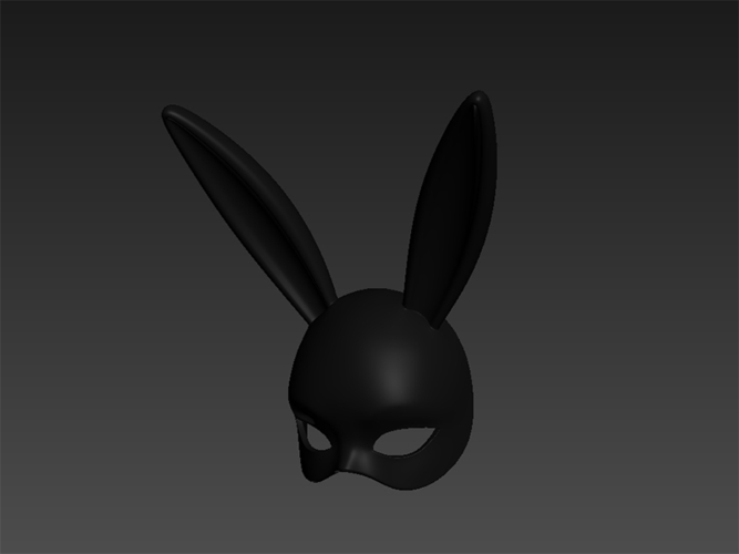 Rabbit Mask 3D Print 262705