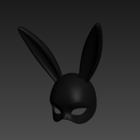 Small Rabbit Mask 3D Printing 262705