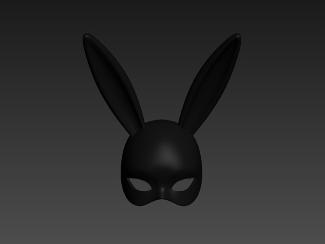 Rabbit Mask 3D Print 262706
