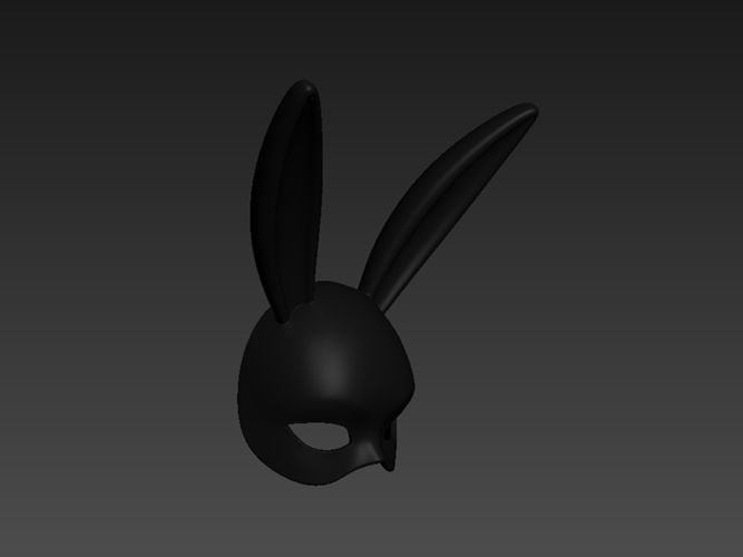 Rabbit Mask 3D Print 262707