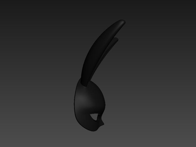 Rabbit Mask 3D Print 262708