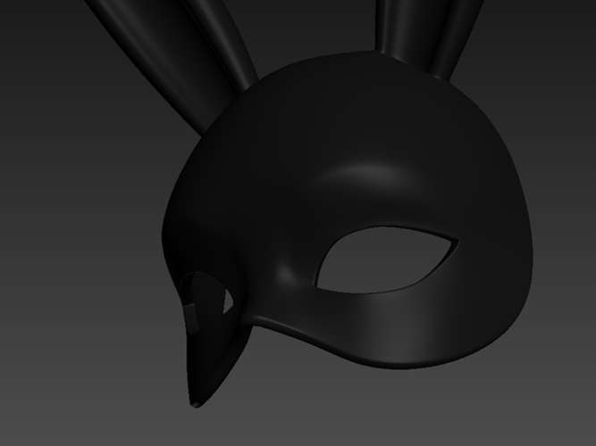 Rabbit Mask 3D Print 262712