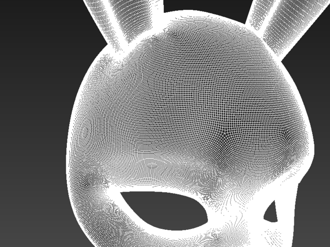 Rabbit Mask 3D Print 262715