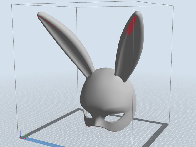 Rabbit Mask 3D Print 262716