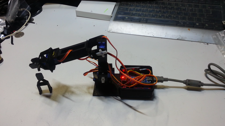 Smartphone control,Create a robot arm to repeat motion 3D Print 262727