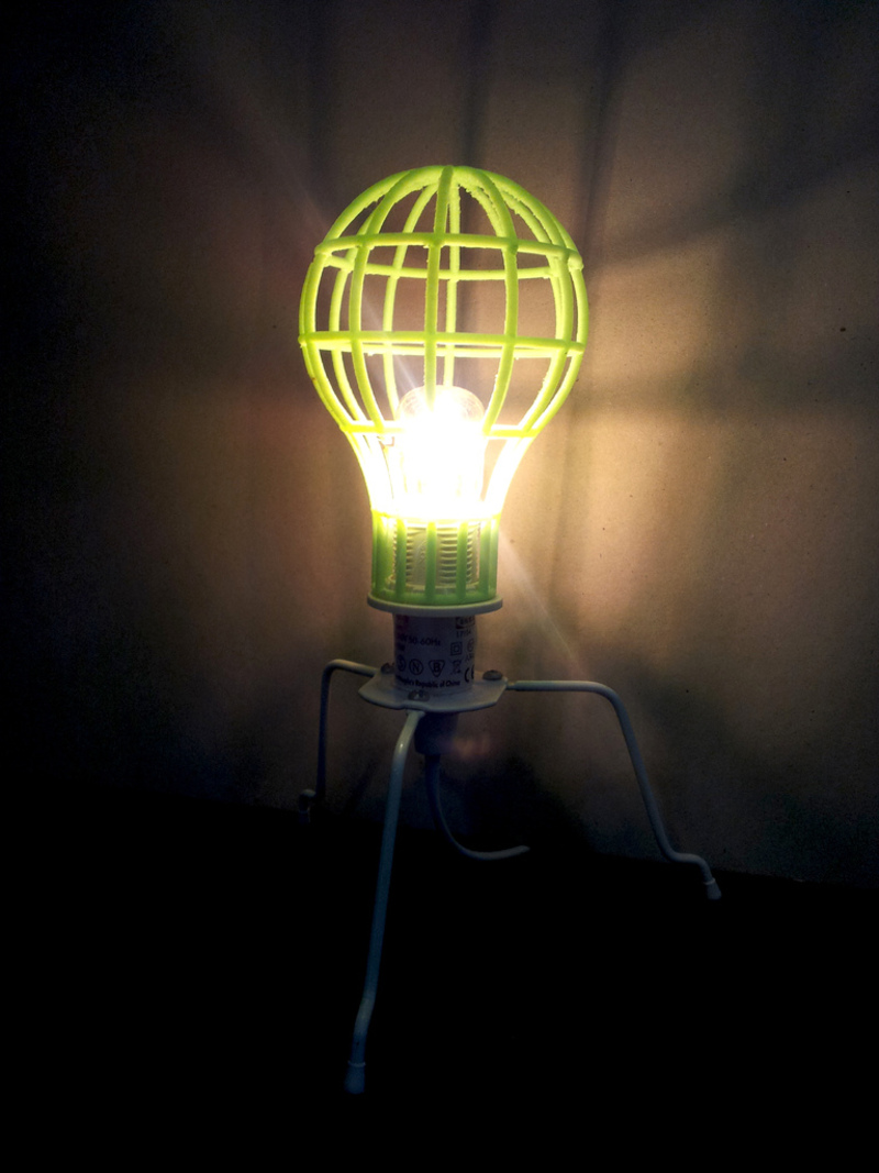 Lightbulb Mesh Lampshade