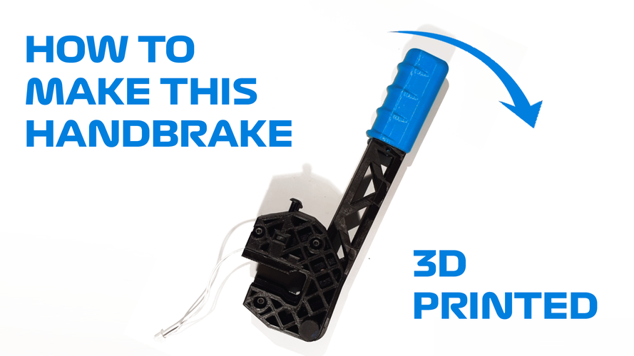 3D-printed Handbrake 3D Print 262872