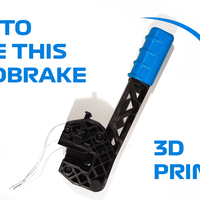 Small 3D-printed Handbrake 3D Printing 262872