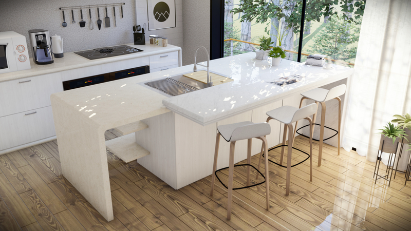 Kitchen Sink cum Pantry