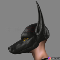 Anubis - Anpu - ancient Egyptian god Mask for cosplay - Thumbnail 3