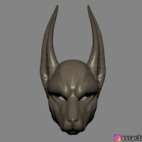 Anubis - Anpu - ancient Egyptian god Mask for cosplay - Thumbnail 8