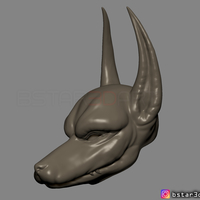 Anubis - Anpu - ancient Egyptian god Mask for cosplay - Thumbnail 9