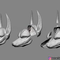 Anubis - Anpu - ancient Egyptian god Mask for cosplay - Thumbnail 16