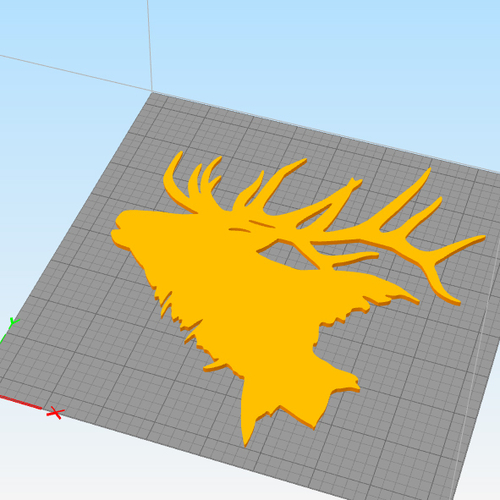 Deer head wall art 3D Print 262985