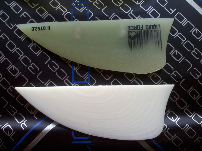 Kiteboard Kitesurfing Fin 3D Print 26302