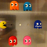 Tiny 3D Pacman Fridge Magnets - Thumbnail 2
