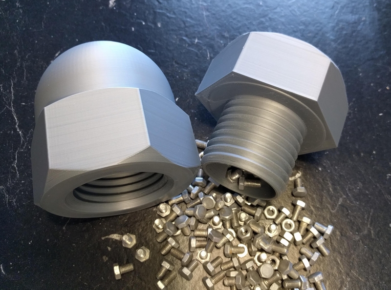 Cap Nut Container