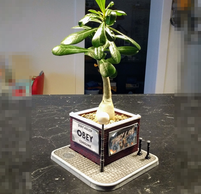 Brickwall Diorama Planter