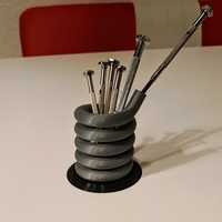 Pen or Tool Stand / Spring Design - Thumbnail 2