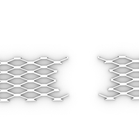 Audi honeycomb grill 3D print model - Thumbnail 6