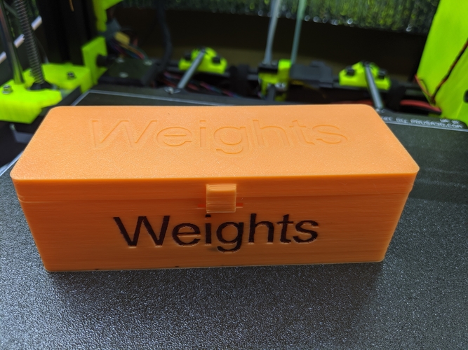 Box (Container) for Calibration Weights 3D Print 263464