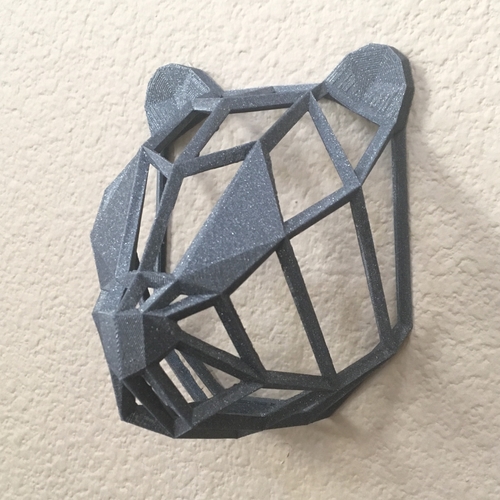 Wire Frame Panda Head 3D Print 263480