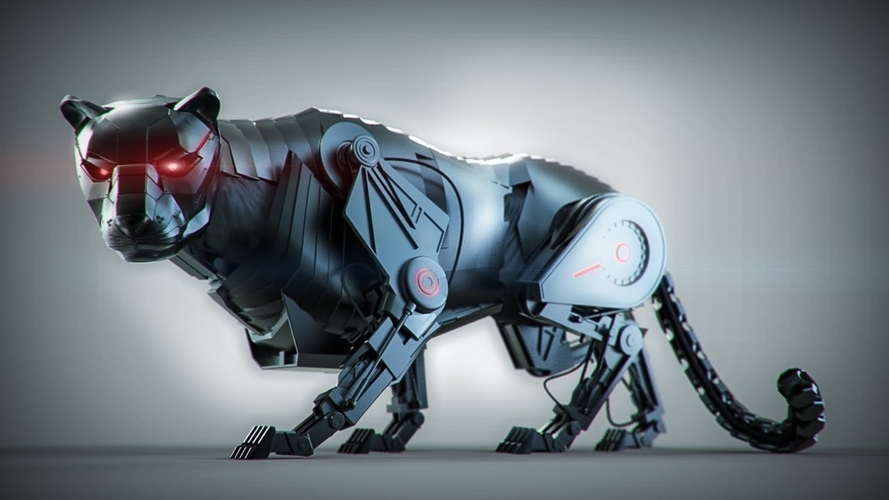 Cyborg Panther 3D Print 263542