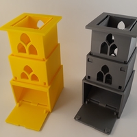 Cubic Gate - Collapsible / Telescoping Dice Tower - Thumbnail 4