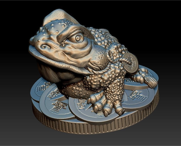Money Frog - Jin Chan - statuette - 2019 3D Print 263621
