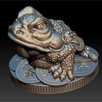 Small Money Frog - Jin Chan - statuette - 2019 3D Printing 263621