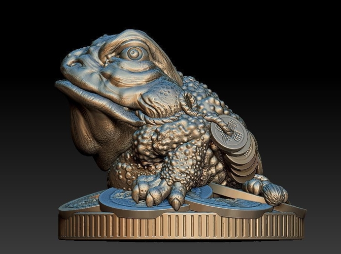 Money Frog - Jin Chan - statuette - 2019 3D Print 263624