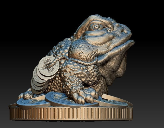 Money Frog - Jin Chan - statuette - 2019 3D Print 263625