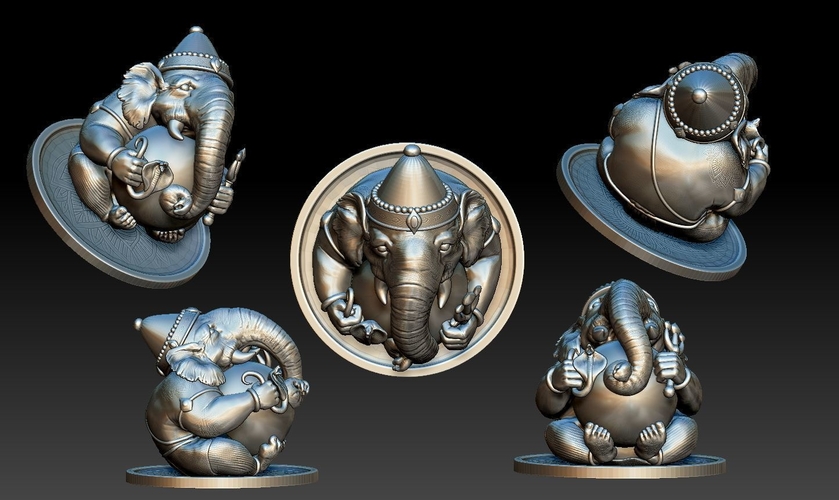 Ganesha - statuette - figure - 2019 3D Print 263639
