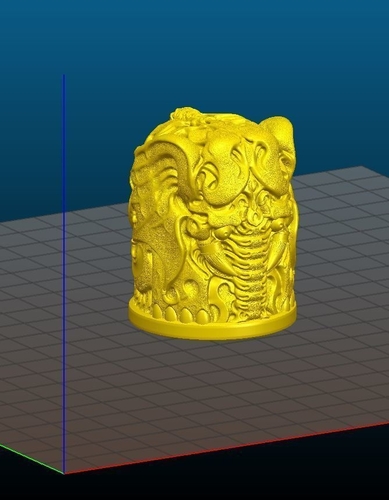 Elephant - glass 2018 3D Print 263650