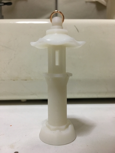 ​miniature oriental house ,2 type ​ ston tower 3D Print 263713