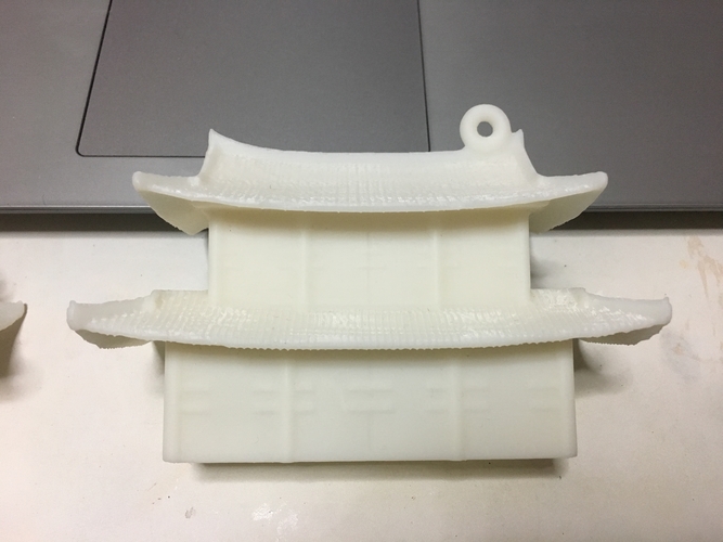 ​miniature oriental house ,2 type ​ ston tower 3D Print 263716