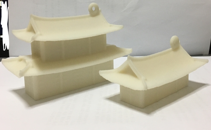 ​miniature oriental house ,2 type ​ ston tower