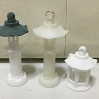 ​miniature oriental house ,2 type ​ ston tower - Thumbnail 8