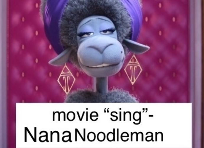costume movie 'sing'  nananoodleman​ earring   3D Print 263724