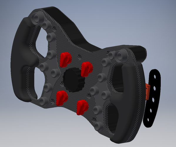 3D Printed DIY TYPE F1 SWD Steering Wheel by SimWheel Designs Pinshape
