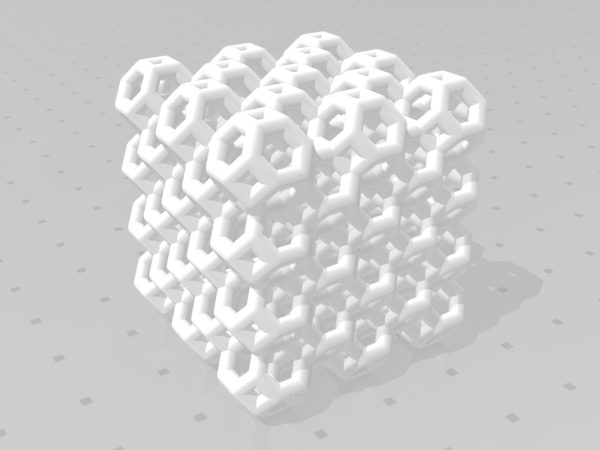 Medium kelvin lattice  3D Printing 263779