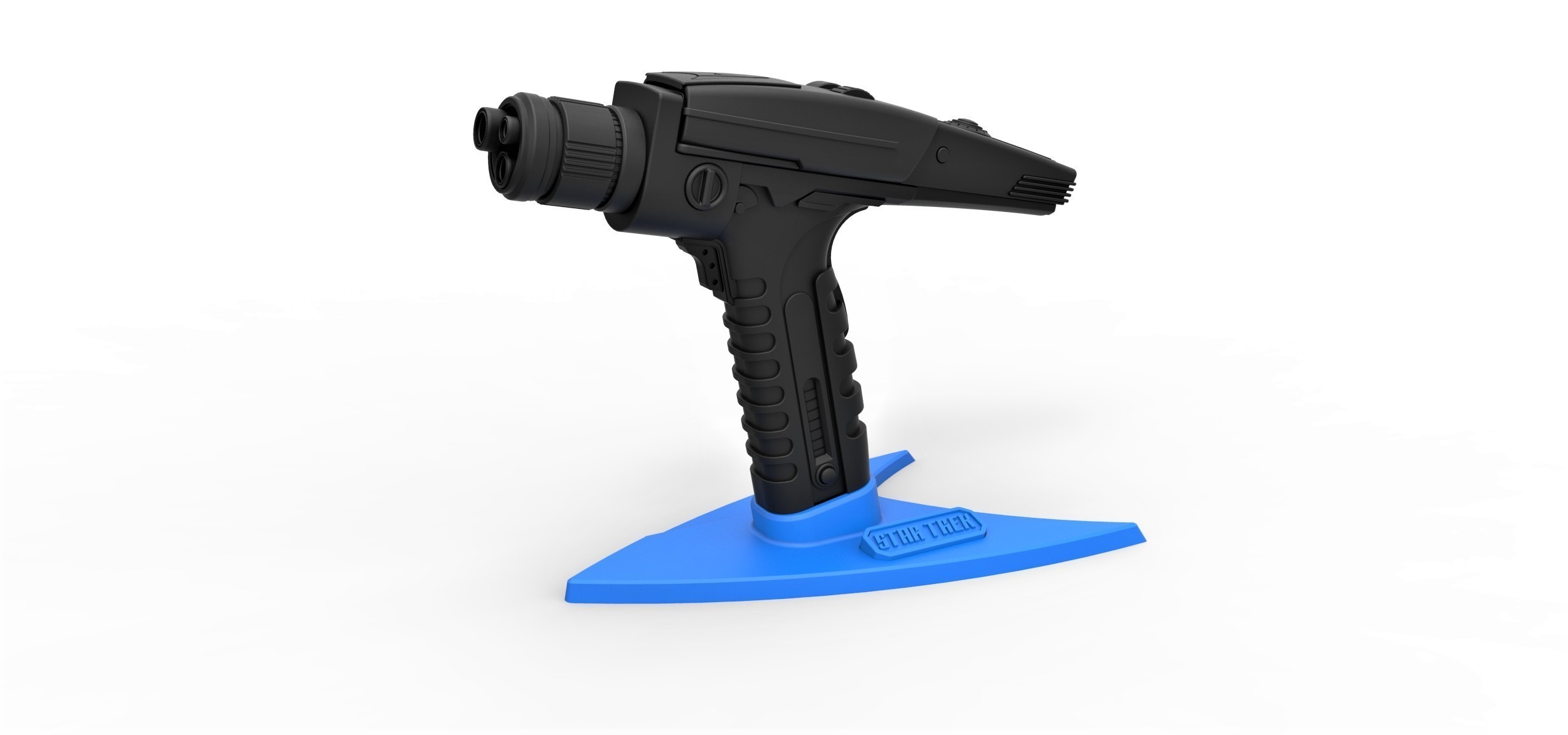 3d printed acrilic painted varnished Cosplay Star Trek Display Stand for Discovery Phaser Pistol