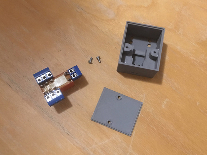 Mini relay box - 2 sets of independent NC/NO contacts 3D Print 263953