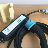 Renault/Nissan Z.E. Cable Flexi Charger holder (Zoe Leaf Tesla) - Thumbnail 1