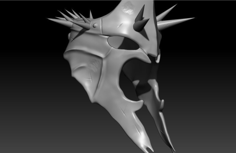 The Witch King Helmet Mask