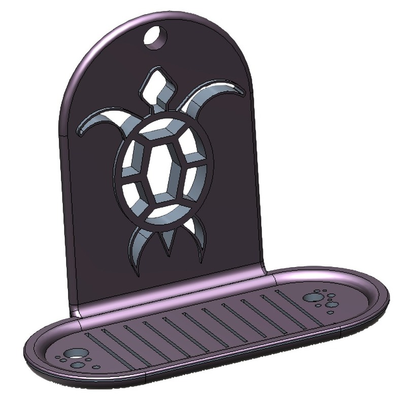Turtle soap hanger